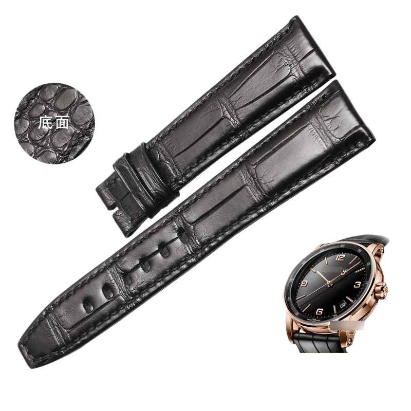 American alligator watch strap, replacement for AP CODE 11.59 series 15210OR