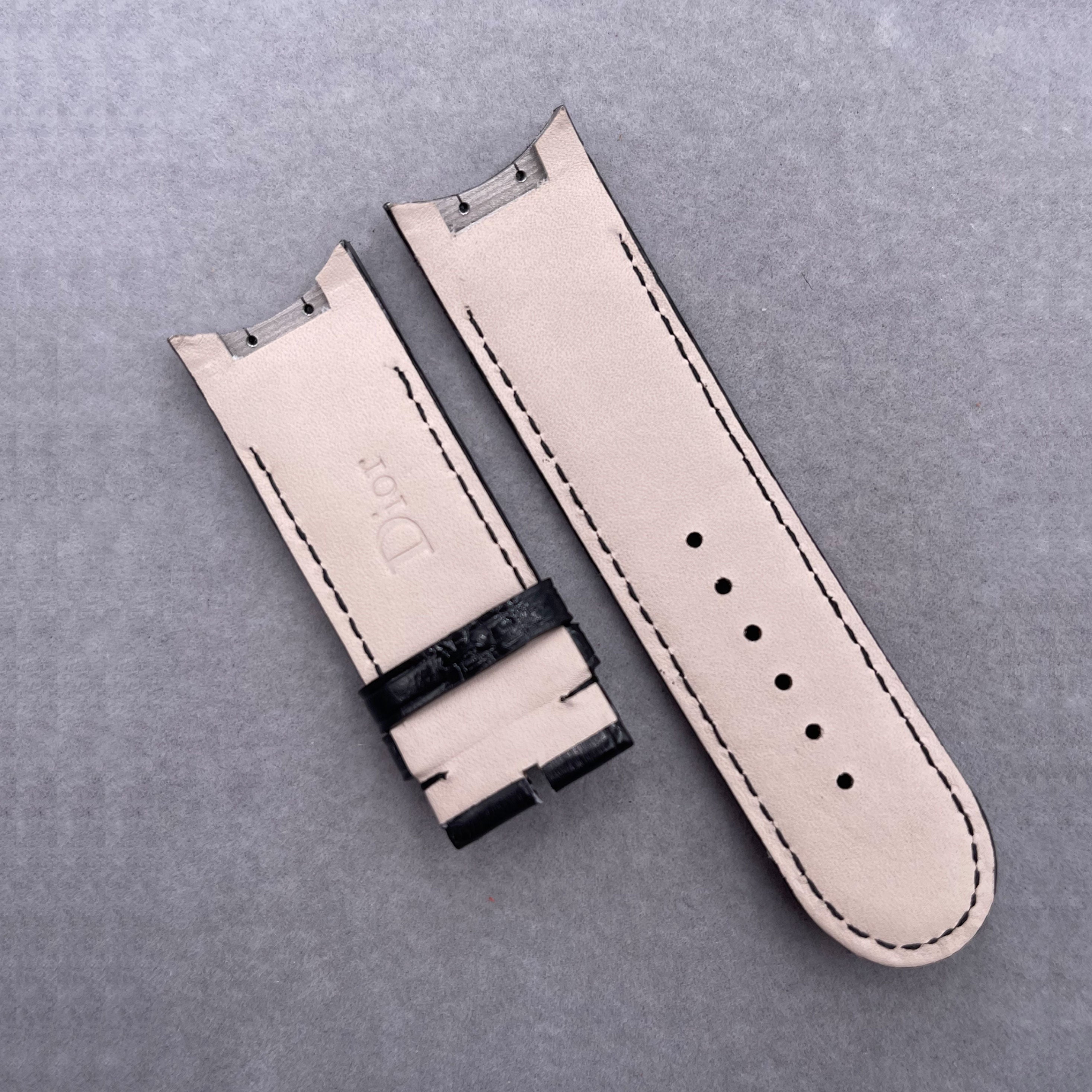 Compatible with Dior La D de Dior, genuine leather watch strap, hand - customized for women
