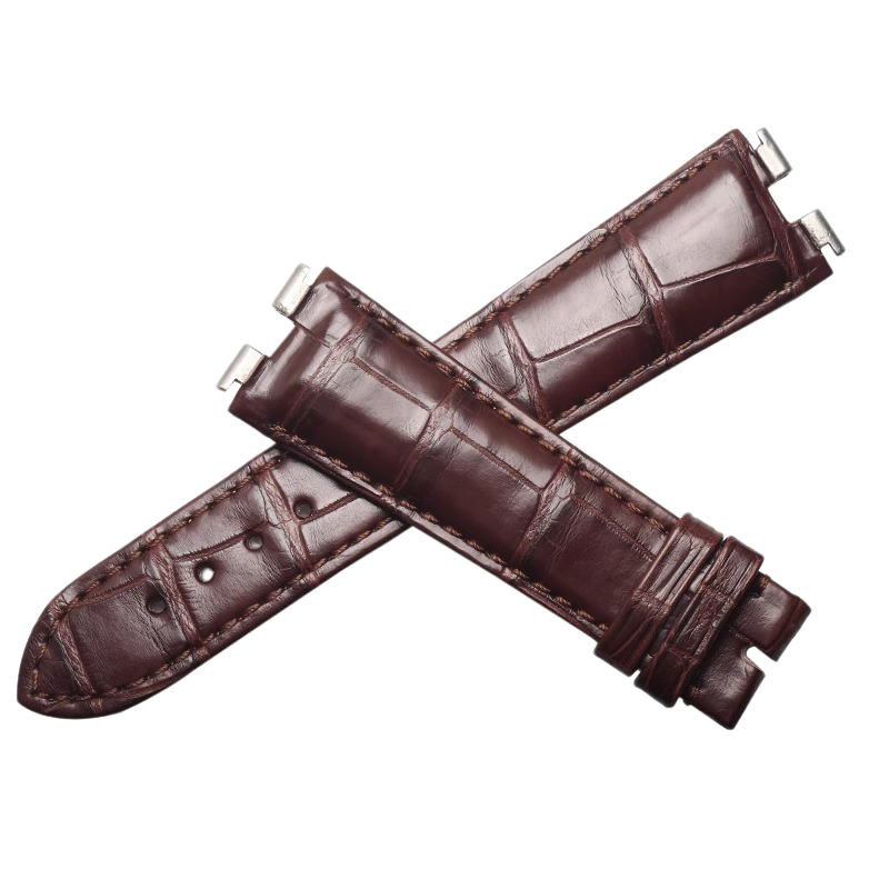 Genuine ALLIGATOR leather replacement watch strap, dedicated for Piaget Polo G0A31159, for men