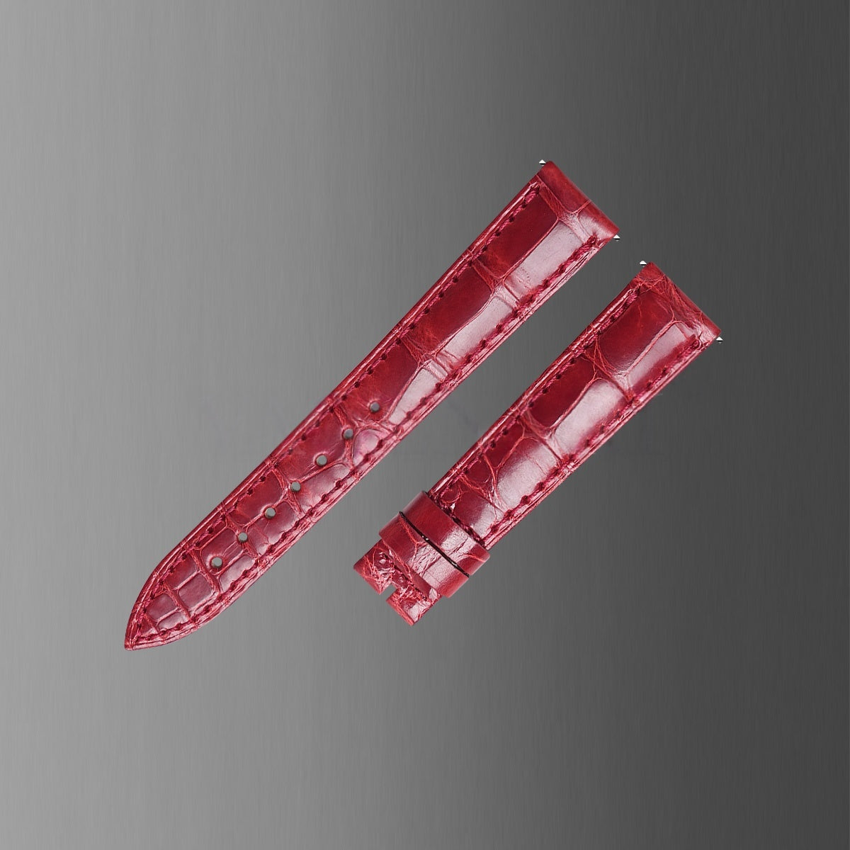 Fits Rendez-Vous Series 36mm ALLIGATOR leather watch strap