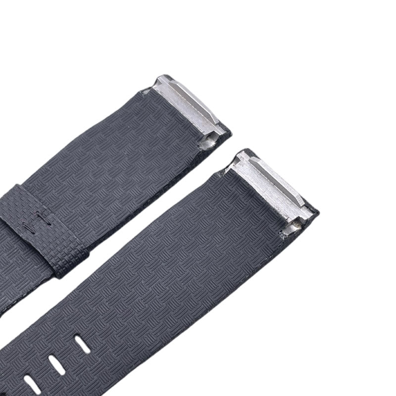 Fits Corum Golden Bridge 007 107 207 Fluoro Rubber Watch Strap