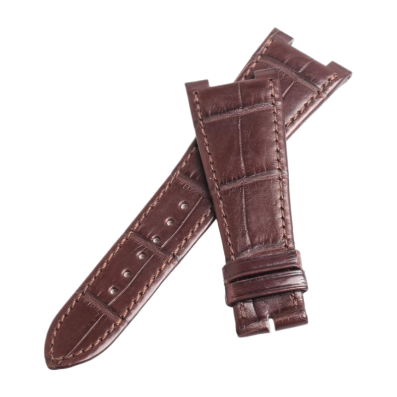 American alligator watch strap, replacement for PP Patek Philippe 5712R Nautilus men's watch