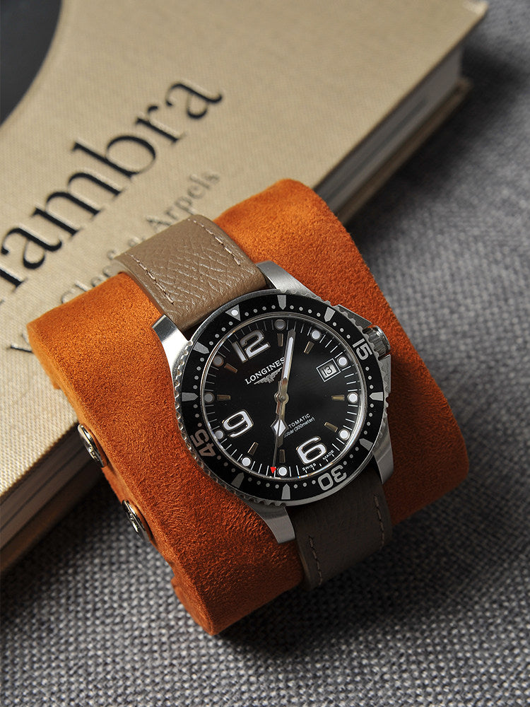 New French EPSOM Palm Pattern Cowhide Leather Watch Strap, Suitable for Omega and Tisso