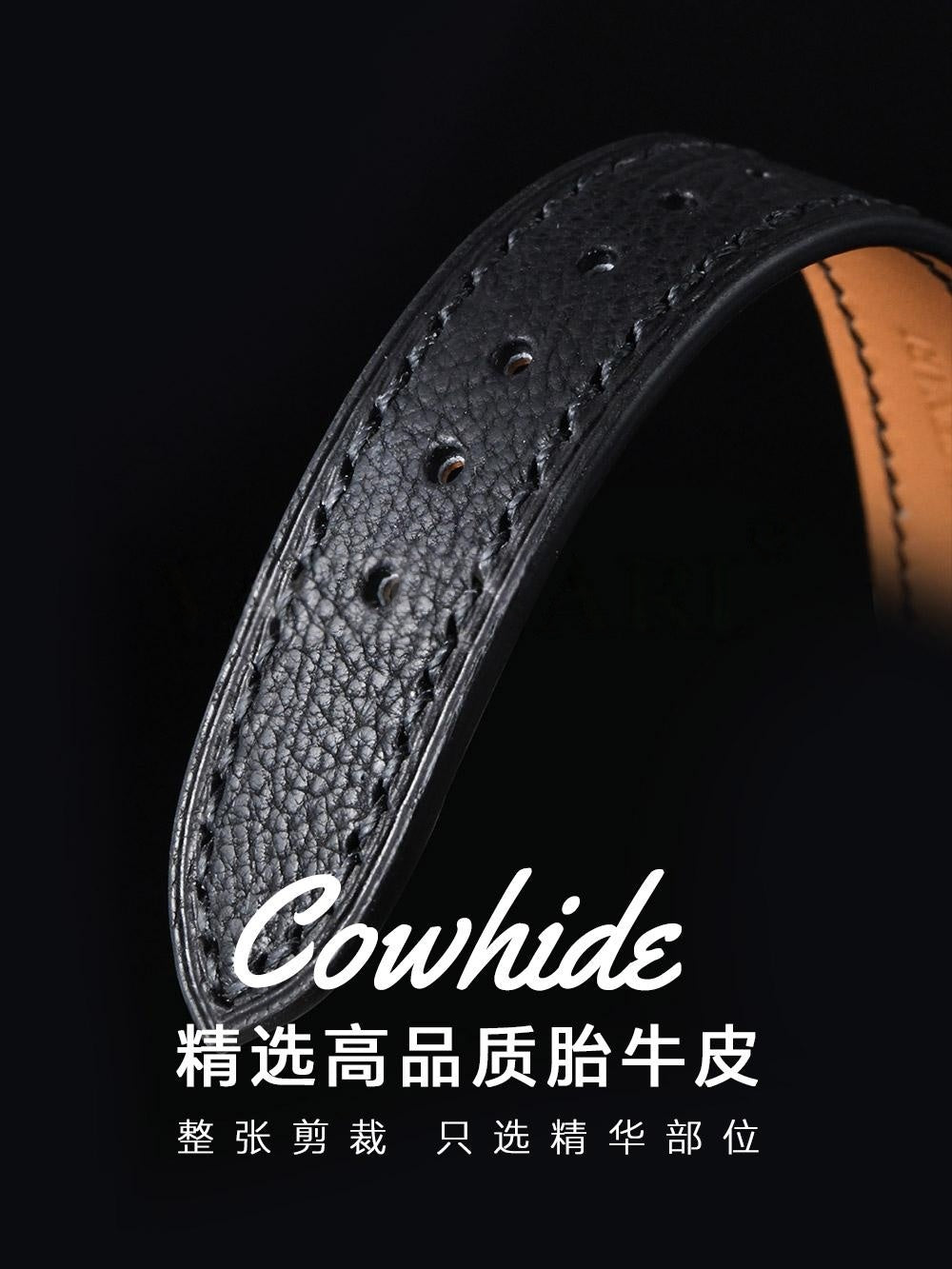 Fits Patek Philippe 6006G calfskin watch strap