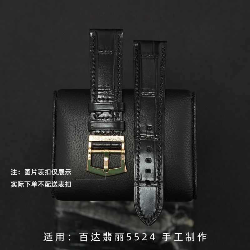 Fits Patek Philippe 5524 watch strap ALLIGATOR strap