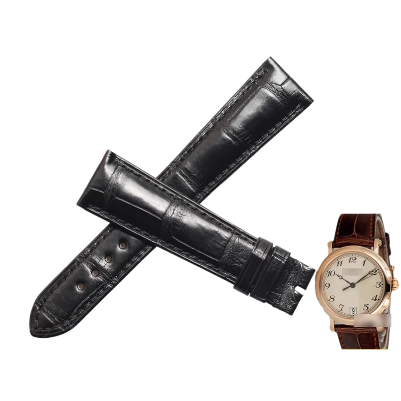 Replacement genuine leather watch strap for Patek Philippe 5053/5035