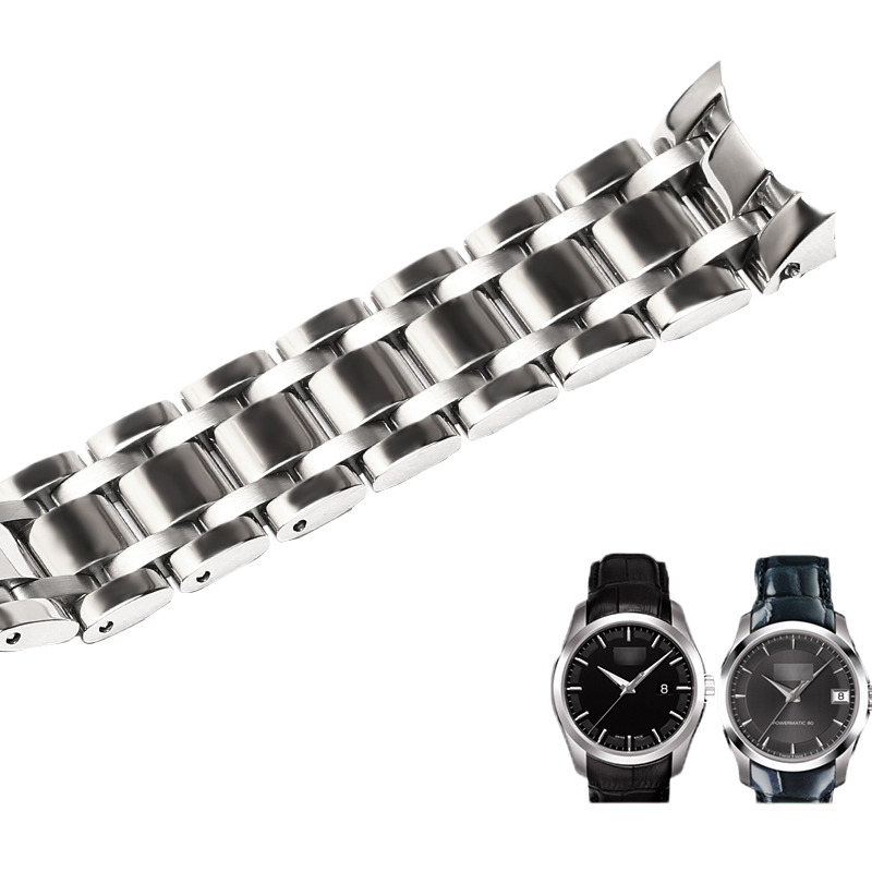 Replacement watch strap compatible with Tissot Couturier T035.207A / T035.210A, for women, 18mm width