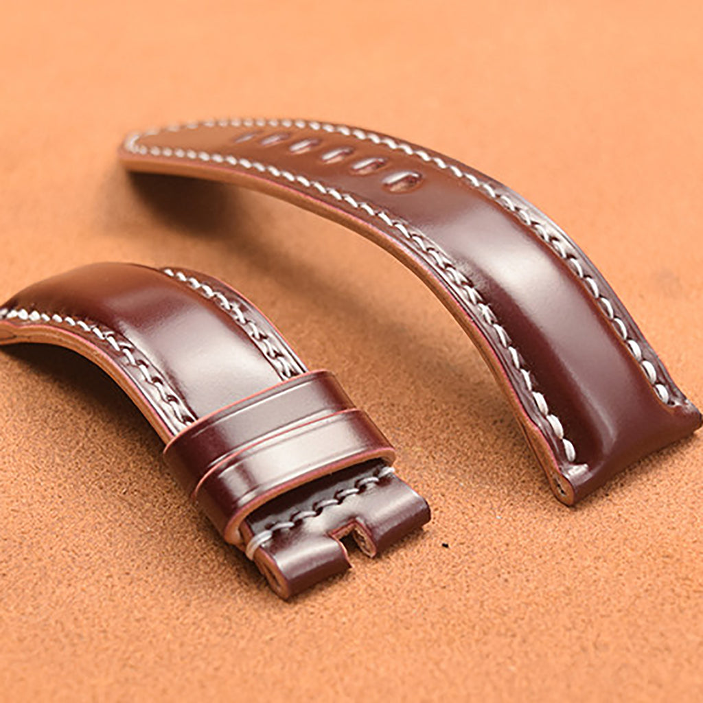New Year's Limited Horsehide Leather Watch Strap - Handmade Custom, Vintage & Premium Style - Compatible with Panerai Watches