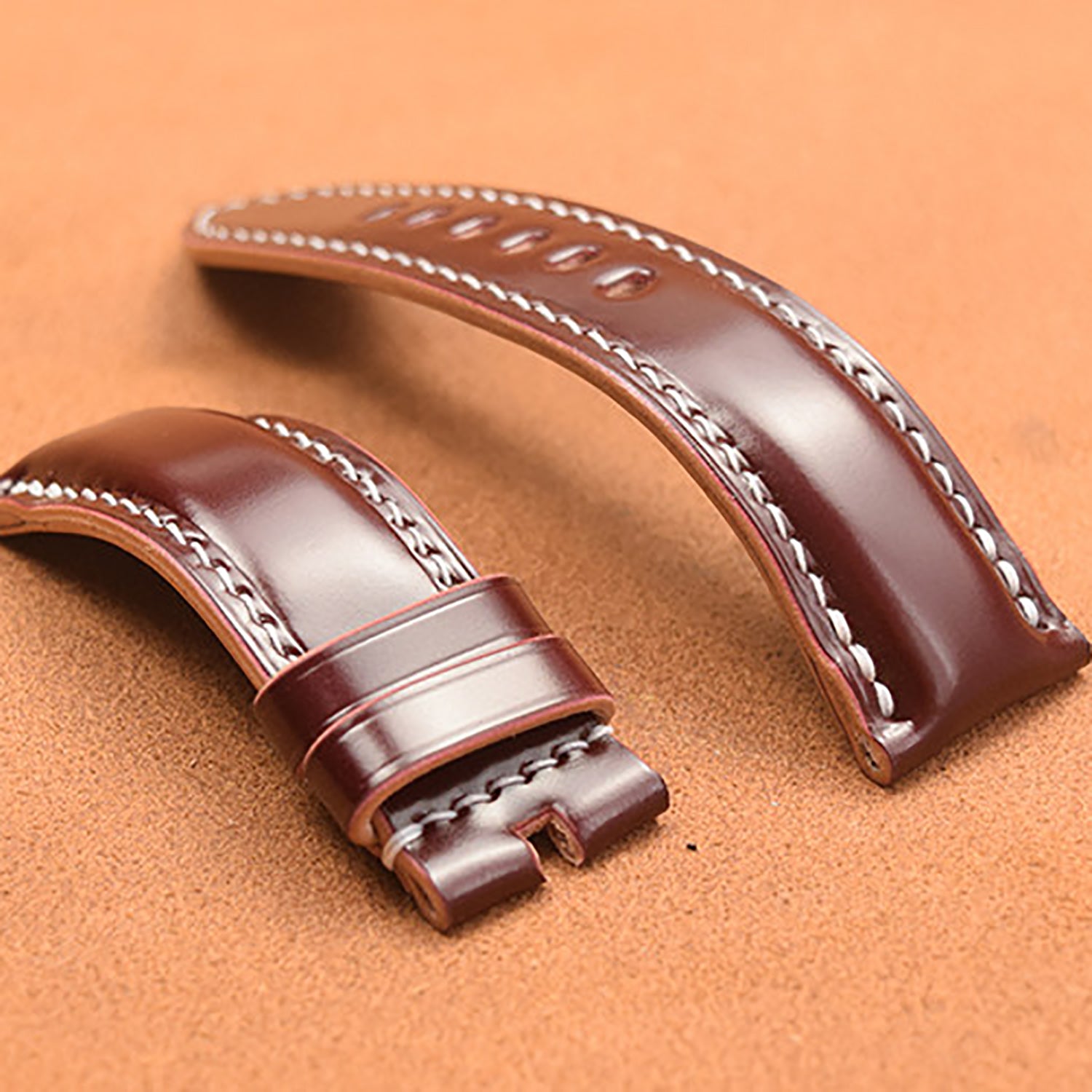 New Year's Limited Horsehide Leather Watch Strap - Handmade Custom, Vintage & Premium Style - Compatible with Panerai Watches