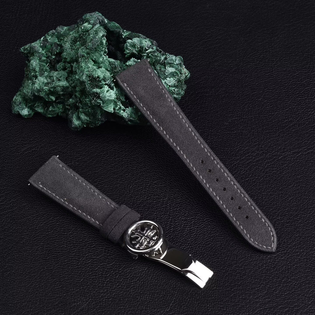 Compatible with Patek Philippe Complications Chronograph 5146 5271 5296 Suede Strap