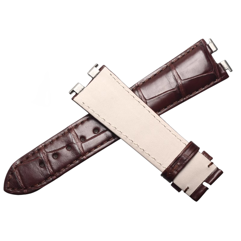 Genuine ALLIGATOR leather replacement watch strap, dedicated for Piaget Polo G0A31159, for men
