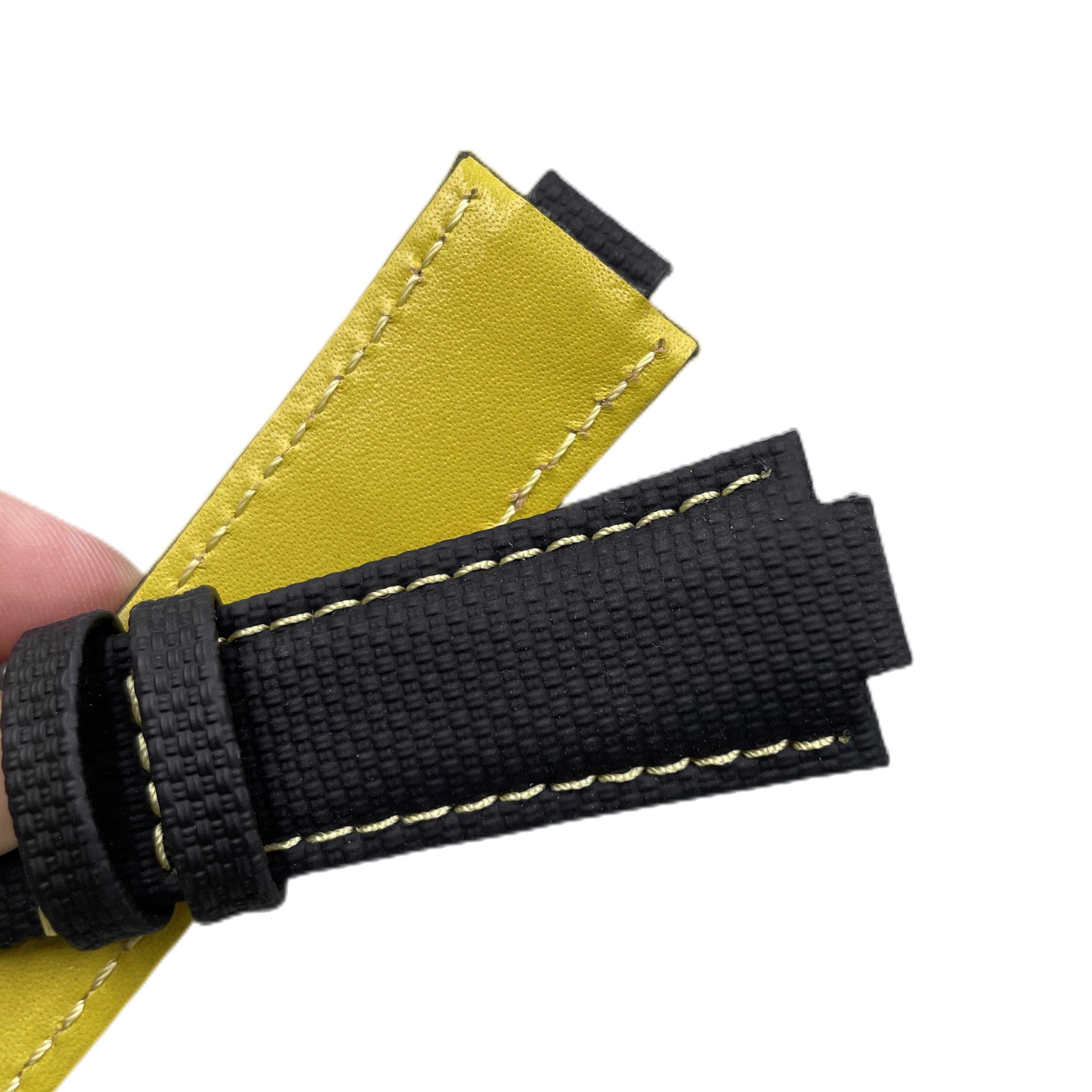 Fits Tudor 91210N North Flag Leather Watch Strap for Men