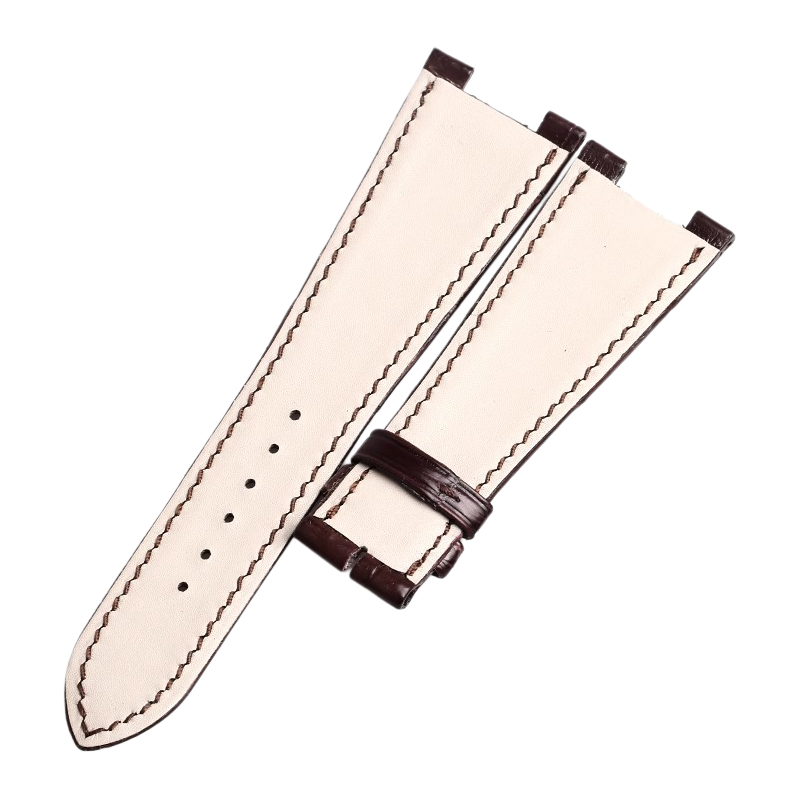 American alligator watch strap, replacement for PP Patek Philippe 5712R Nautilus men's watch