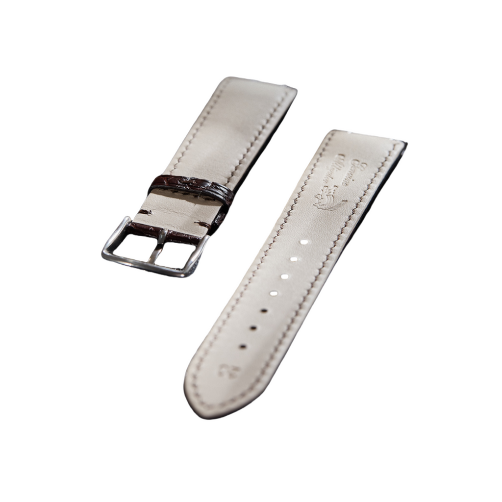 Genuine Alligator Leather Watch Strap for IWC, Longines, Omega, Montblanc, Jaeger-LeCoultre, Tissot