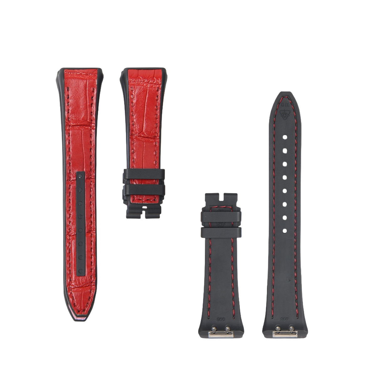 Fits Franck Muller V32 ALLIGATOR strap with rubber insert