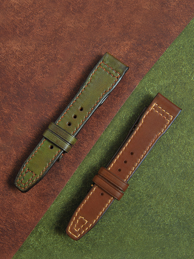 Vintage Cowhide Leather Original Strap for IWC Big Top Gun Watch - Men's Pilot Collection