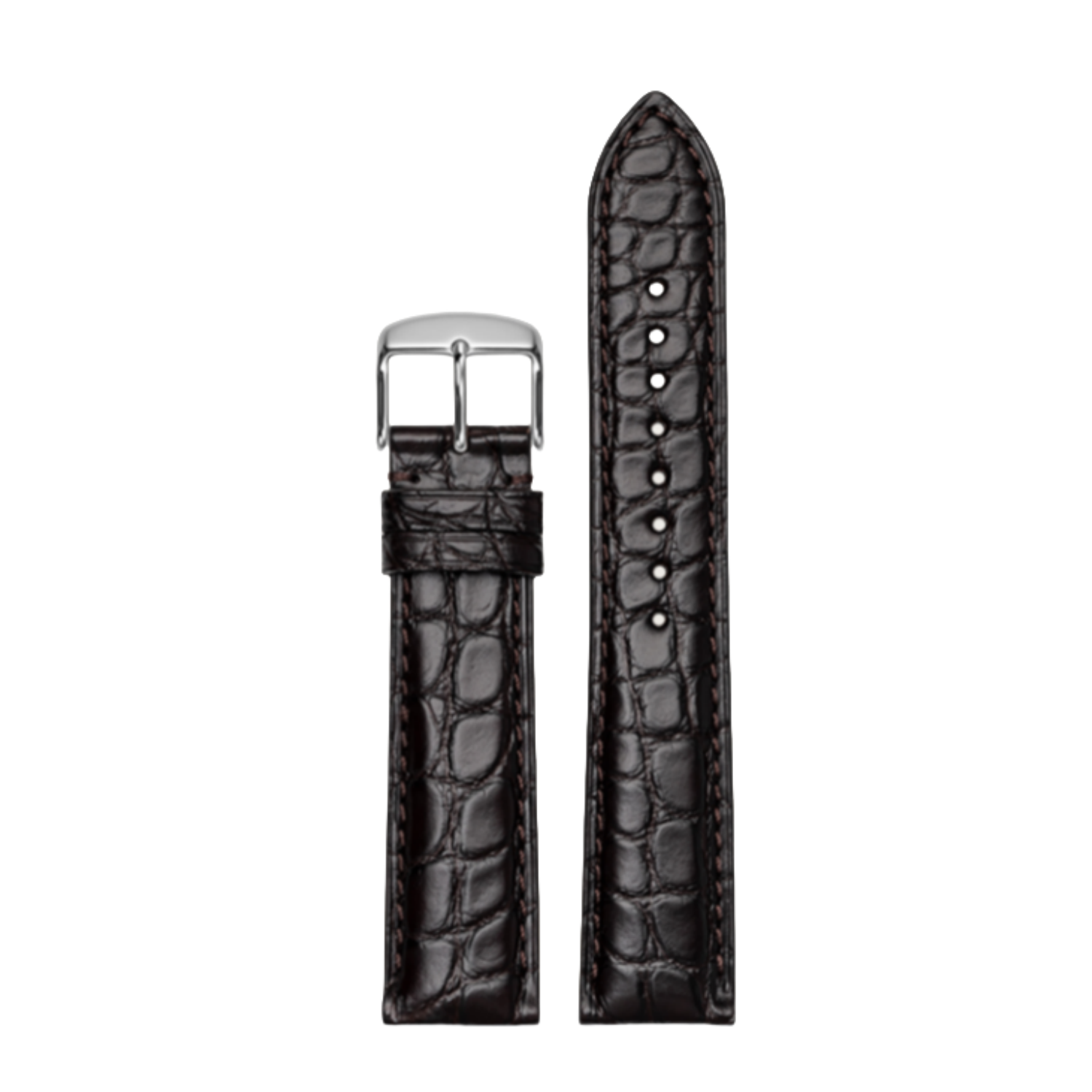 Genuine Alligator Leather Watch Strap for IWC, Longines, Omega, Montblanc, Jaeger-LeCoultre, Tissot