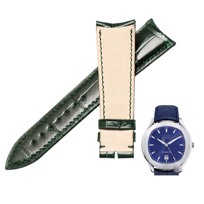 Genuine ALLIGATOR watch strap, replacement for Piaget POLO G0A44001 G0A43001