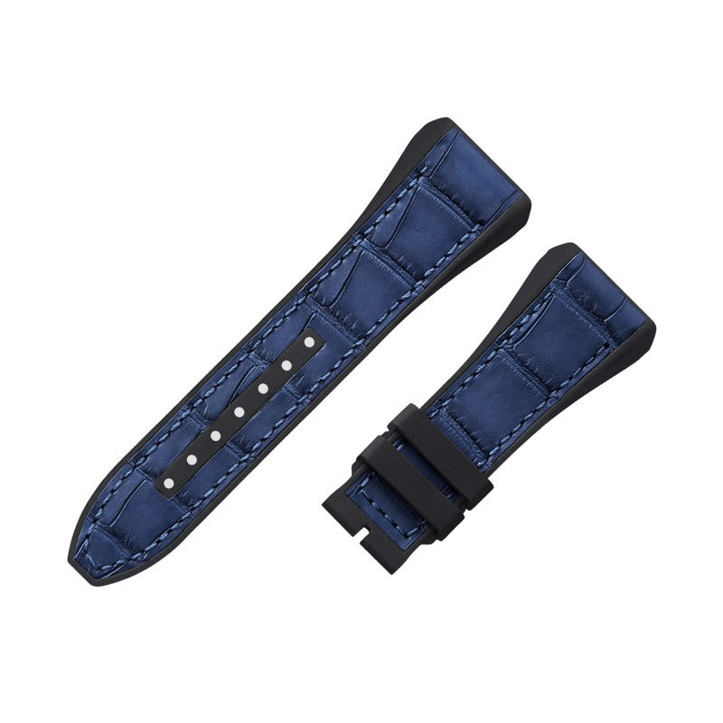 Fits Franck Muller V45 ALLIGATOR strap with rubber insert