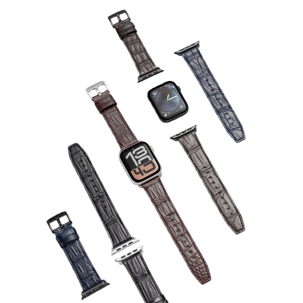Genuine Leather Band for Apple Watch S11/10/Ultra/9/8/7/6/5/4, Soft Stylish Premium Strap