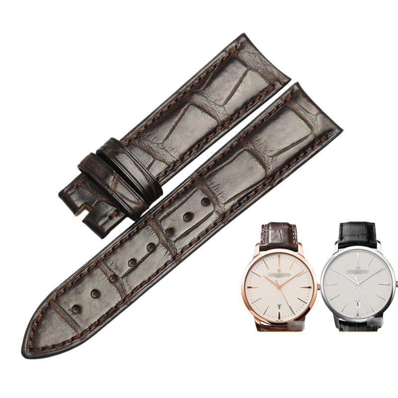 American ALLIGATOR leather watch strap, compatible with VC Vacheron Constantin Patrimony 85180/811801274