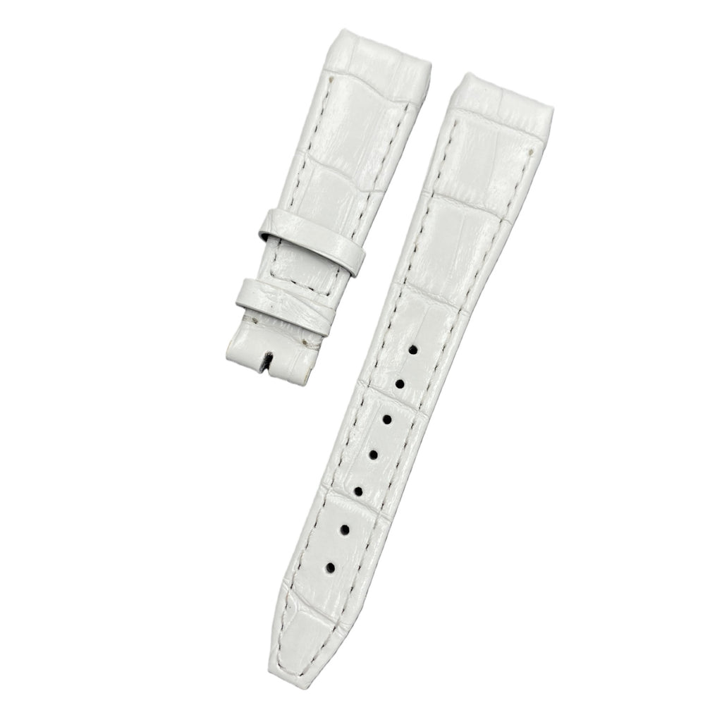 Double-Sided Crocodile Leather Watch Strap Compatible with Franck Muller V45