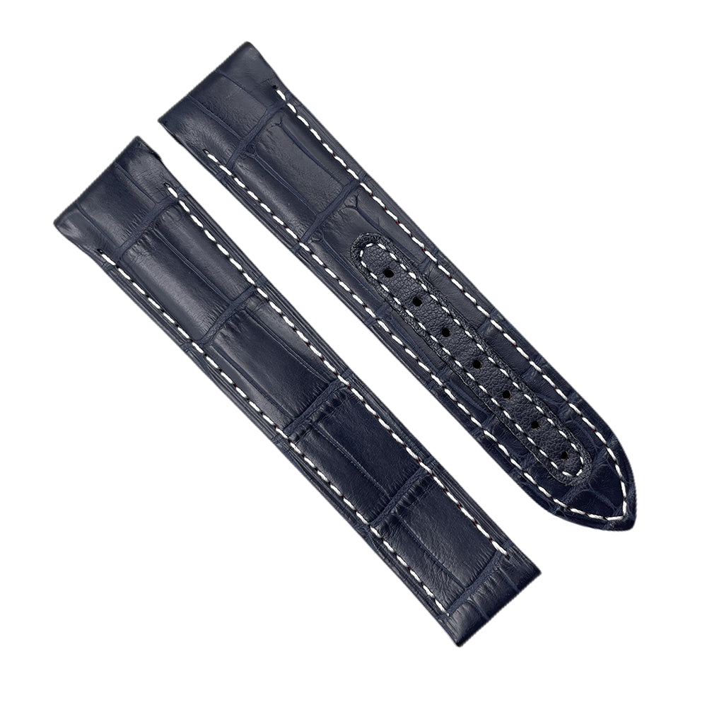 Fits Omega Speedmaster Dark Side of the Moon311.92.44.51.01.007&nbsp;Alligator Leather Watch Strap