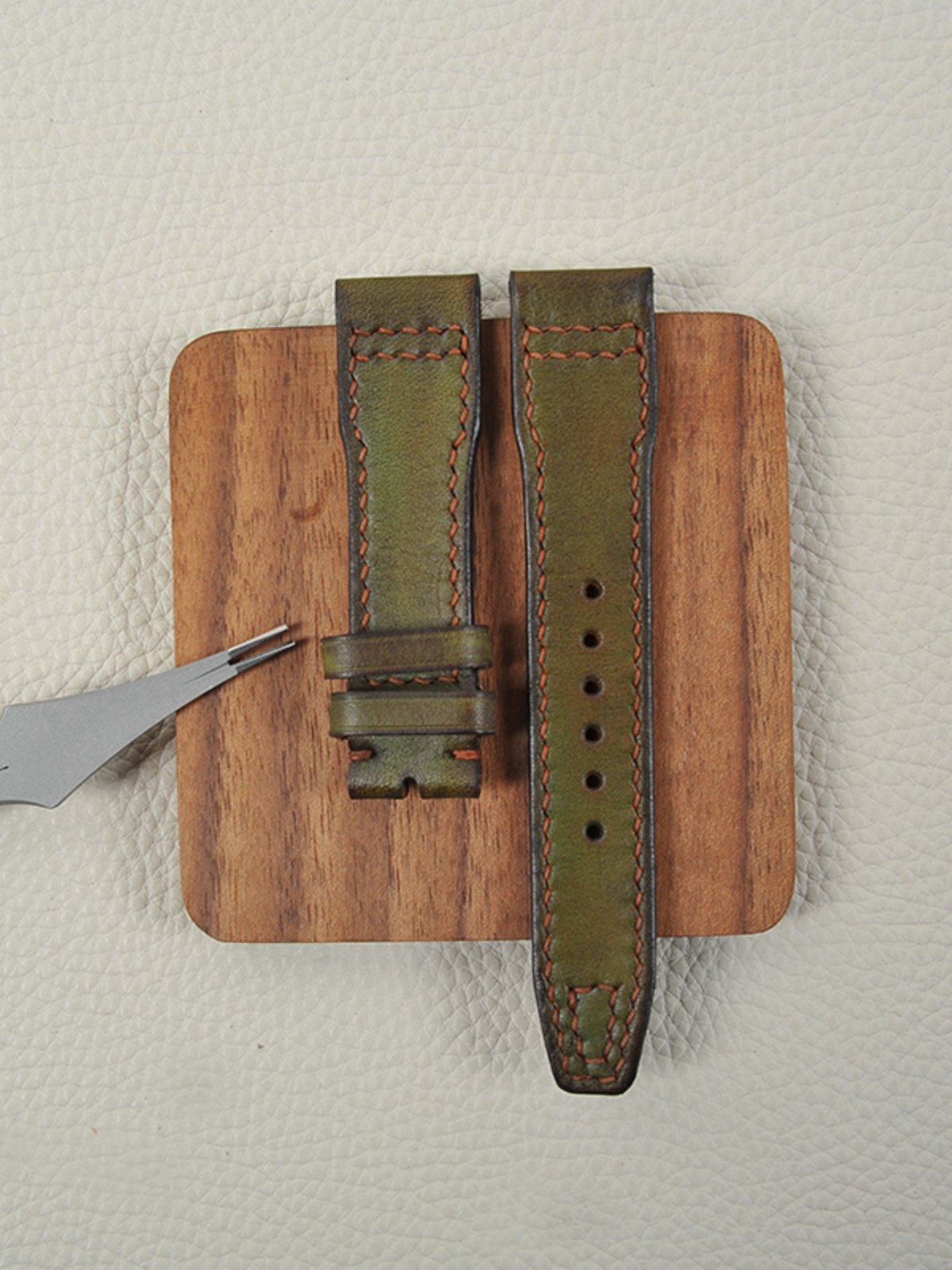 Vintage Cowhide Leather Original Strap for IWC Big Top Gun Watch - Men's Pilot Collection