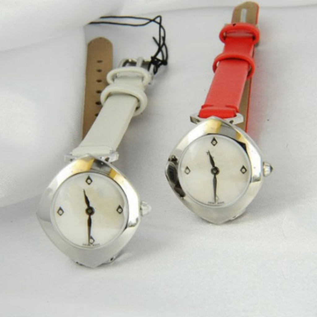 Genuine leather watch strap for women, 8mm width, compatible with Tissot T113.109A