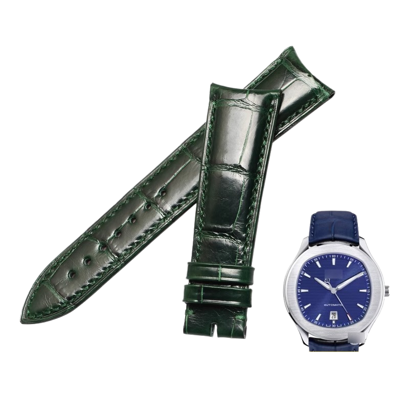 Genuine ALLIGATOR watch strap, replacement for Piaget POLO G0A44001 G0A43001