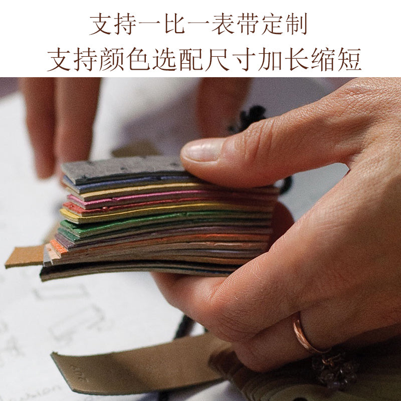 Compatible with Patek Philippe 5320, 5146, 5227 Grand Complications Chronograph series, ALLIGATOR leather watch strap