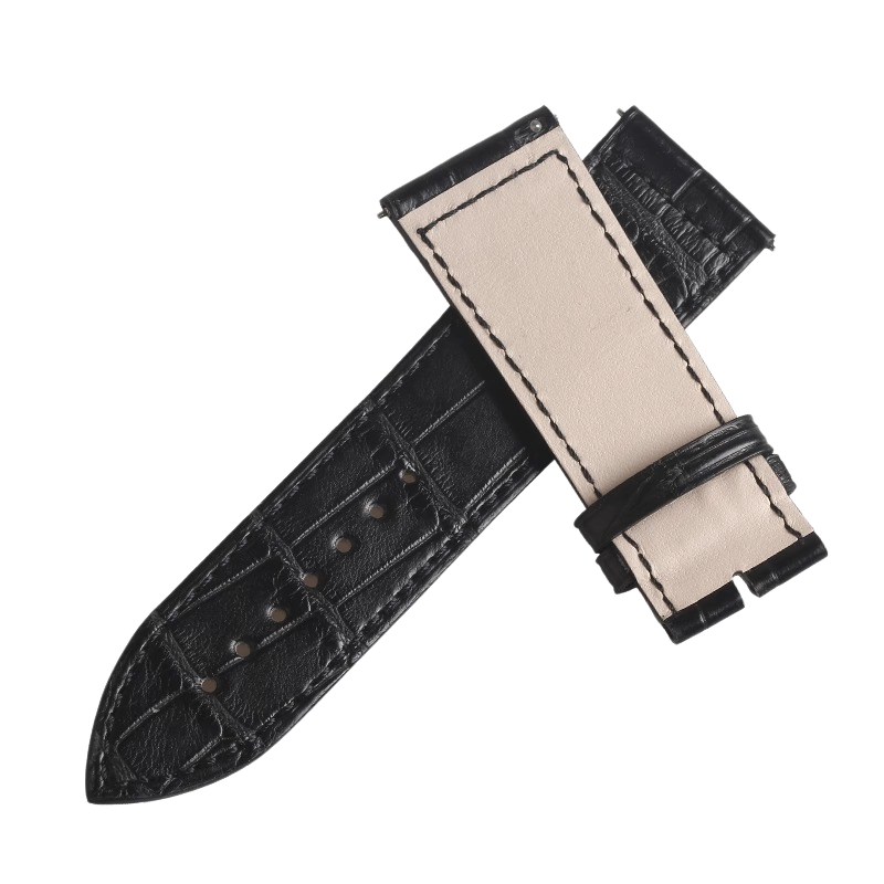 Genuine ALLIGATOR watch strap, replacement for Franck Muller 1002QZ / 1100DSR