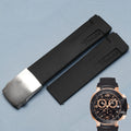 Replacement rubber watch strap for Tissot T048 T048.417A T-Race Motorcycle Racing
