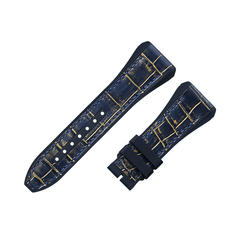 Fits Franck Muller V45 ALLIGATOR strap with rubber insert