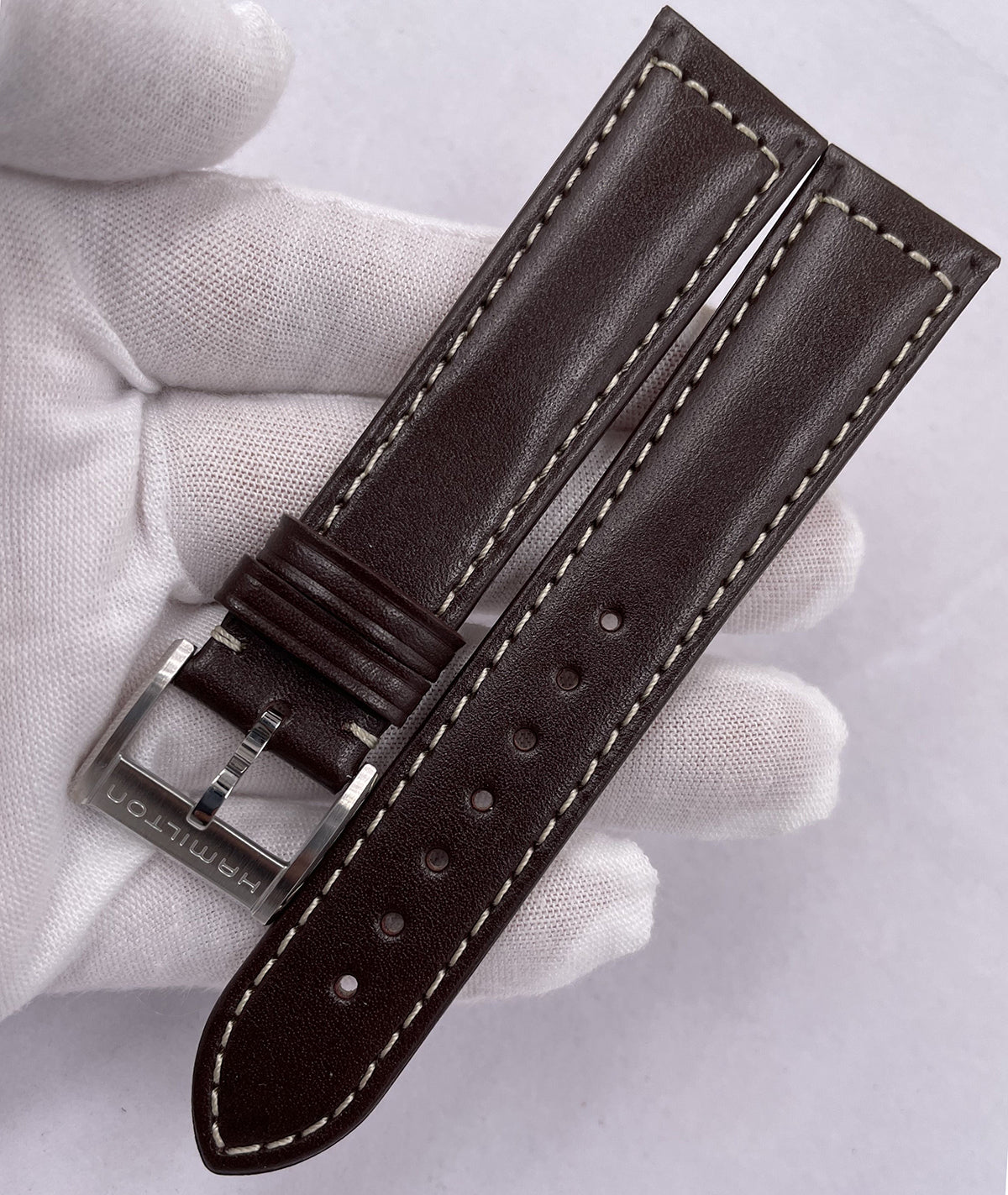 FOR HAMILTON H76709510 CALFSKIN LEATHER WATCH STRAP