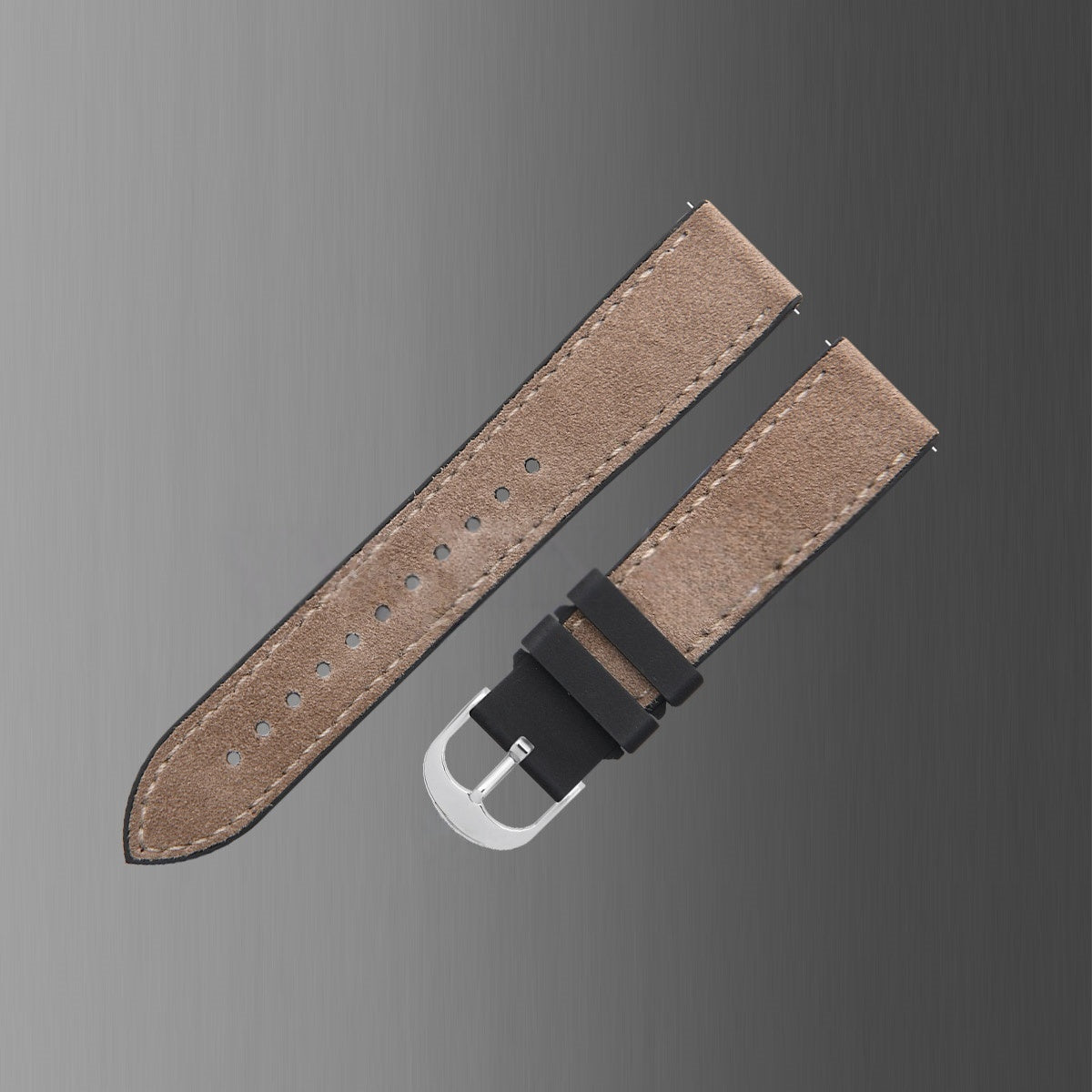 Fits Omega, Tudor, Rolex, IWC Watch Straps – Italian Suede with Rubber Insert Watch Strap