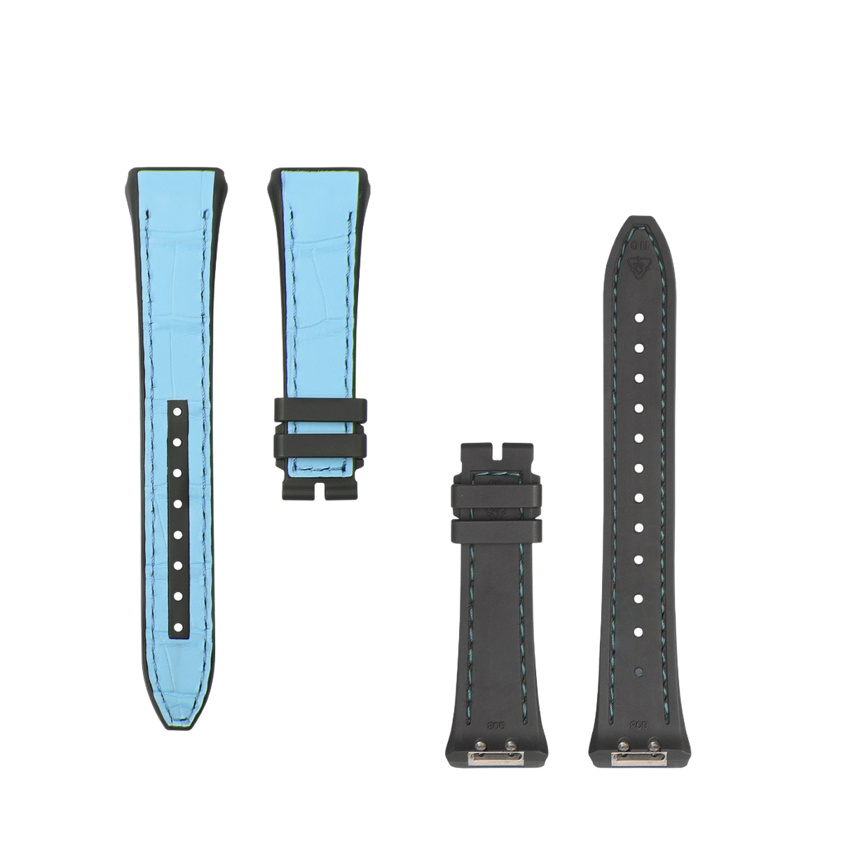 Fits Franck Muller V32 ALLIGATOR strap with rubber insert