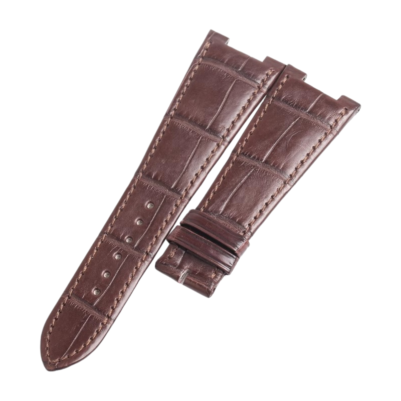 American alligator watch strap, replacement for PP Patek Philippe 5712R Nautilus men's watch