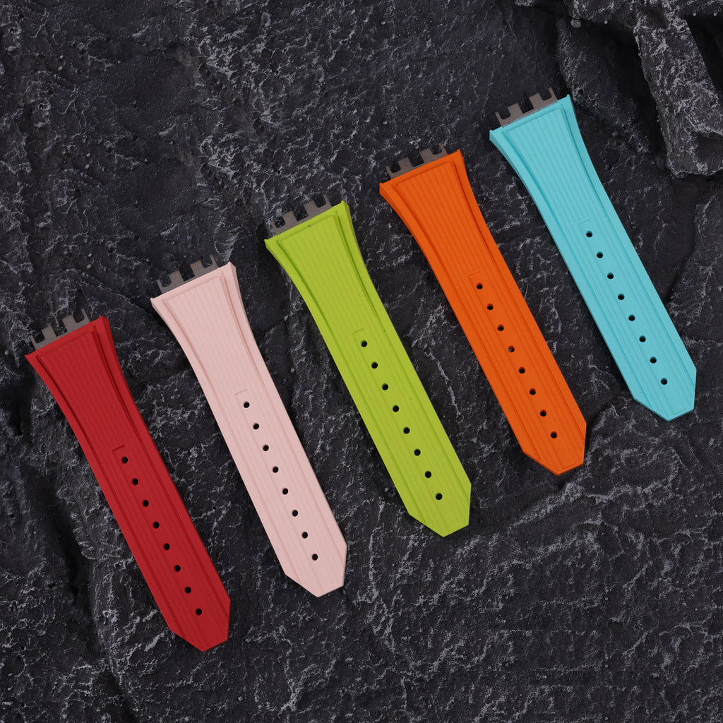 Fits HUBLOT Big Bang Series 642 & 441 Quick Release FKM Fluoro Rubber Watch Strap