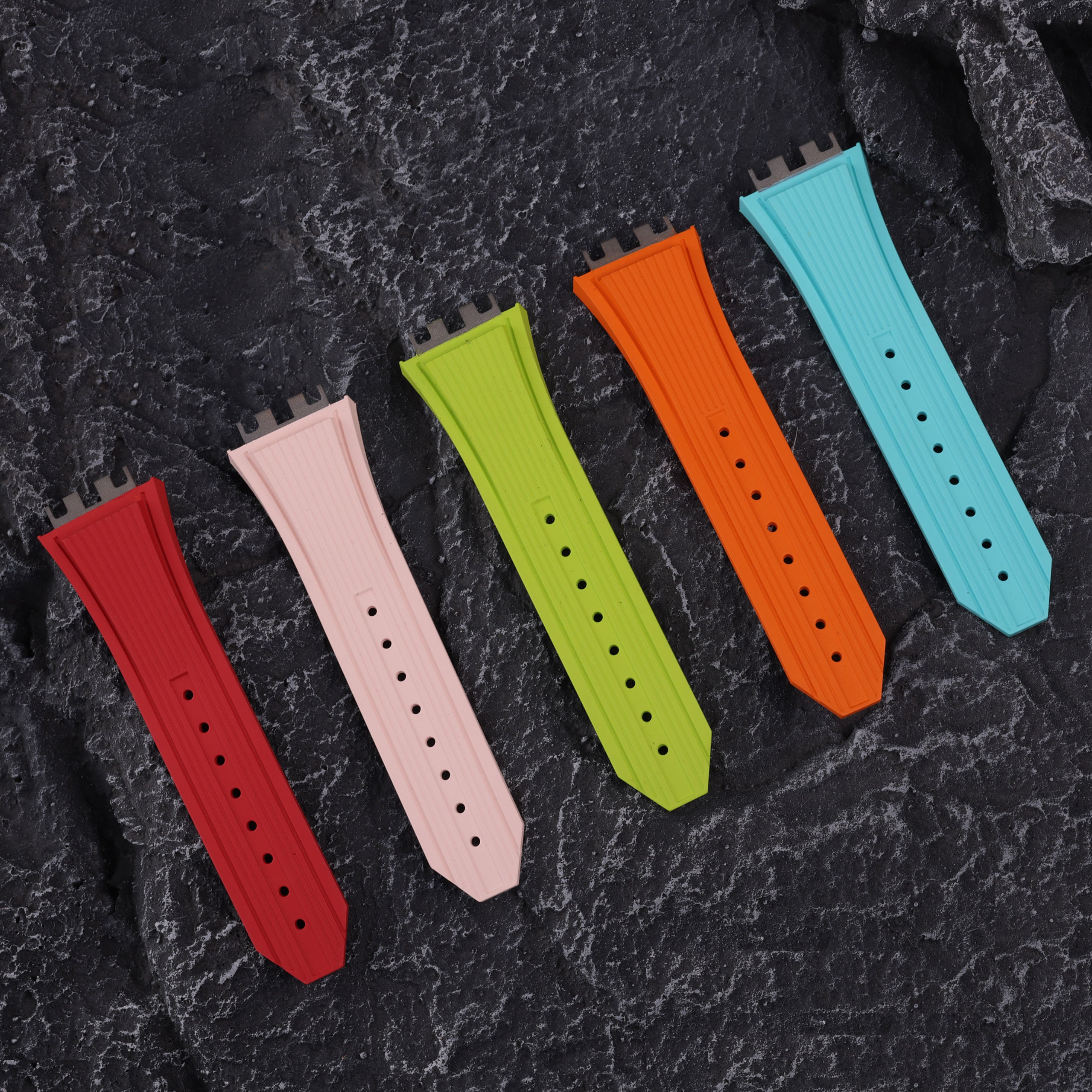 Fits HUBLOT Big Bang Series 642 & 441 Quick Release FKM Fluoro Rubber Watch Strap