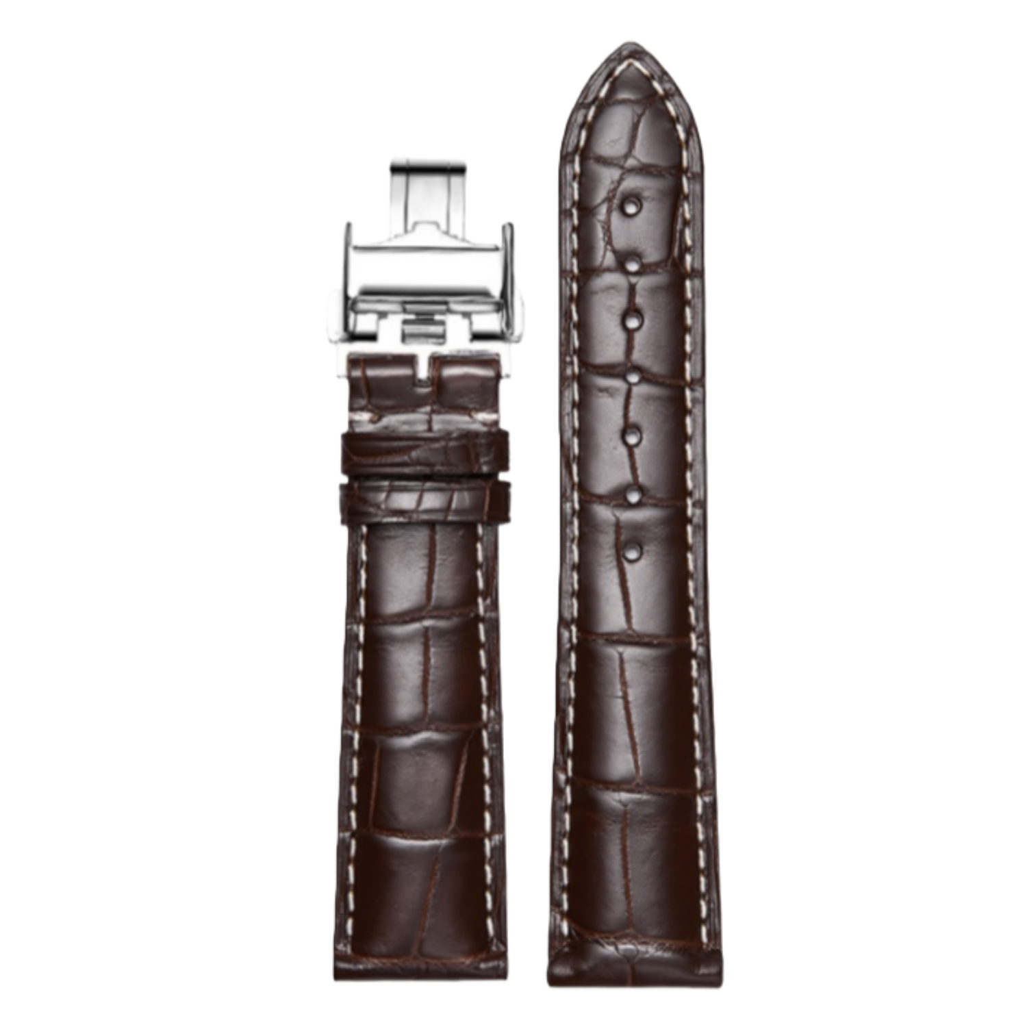 Genuine Alligator Leather Watch Strap for Longines Master Collection L2.673.4.78.3 L2.919.4.78.6 HydroConquest L3.830.4.02.6 L3.781.4.56.9 | Unisex