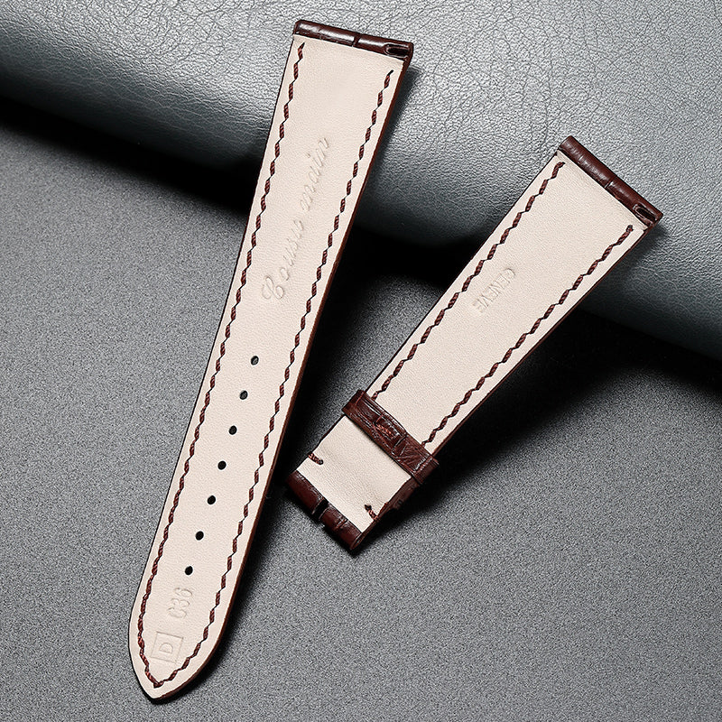 Genuine Alligator Watch Strap for Patek Philippe 5227G 5146R 6140G 5002P, Original Style Replacement Band