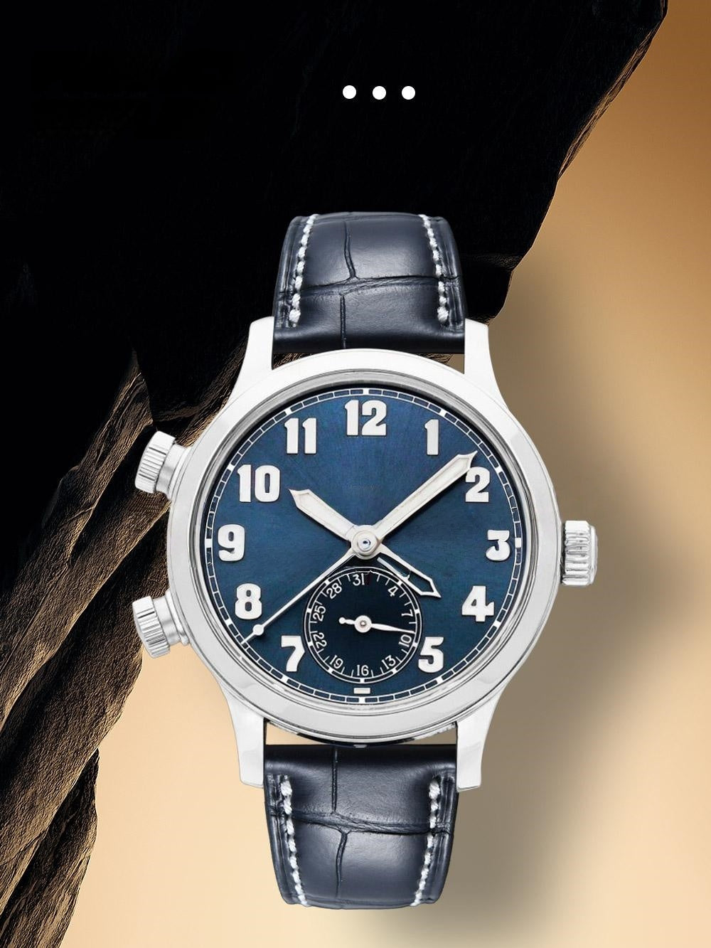 Fits Patek Philippe 7234 watch strap ALLIGATOR strap
