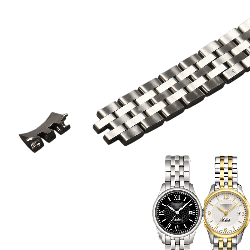 Stainless steel watch band for women, compatible with Tissot T41 Le Locle & T006207A, fits L134 L234