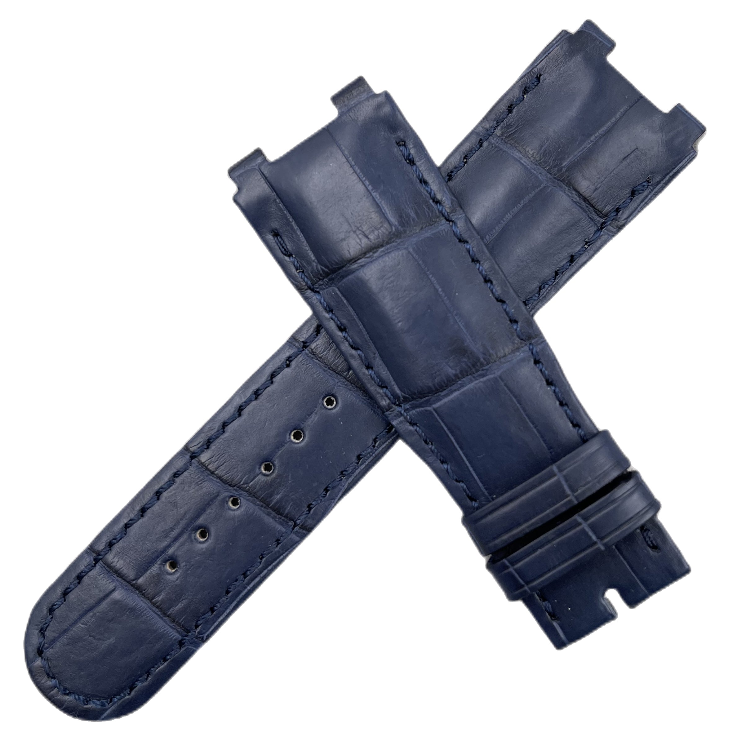 Compatible with Breguet Marine 5557, 5517 & 5887, original Breguet notched watch strap for men