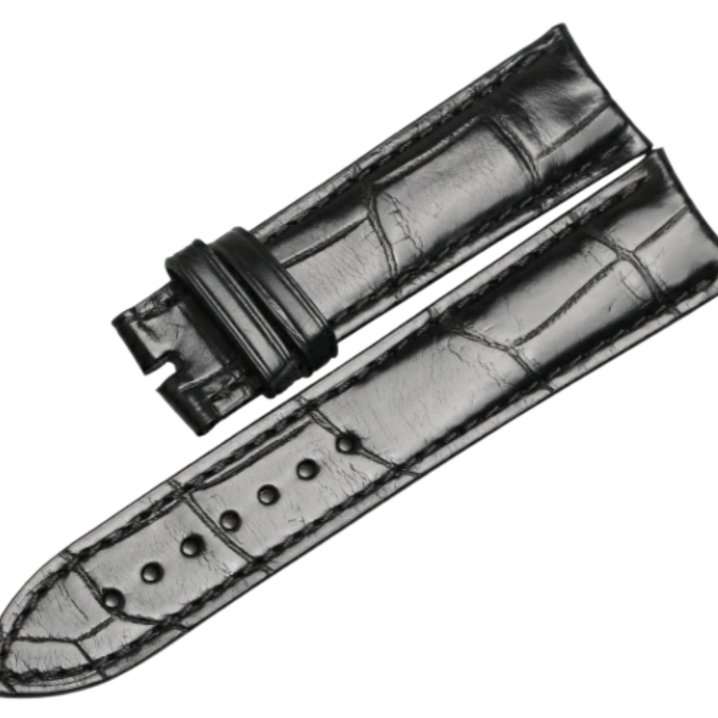 American ALLIGATOR leather watch strap, compatible with VC Vacheron Constantin Patrimony 85180/811801274