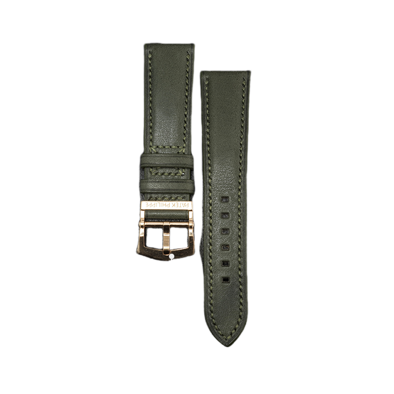 Fits Patek Philippe 5524 calfskin watch strap