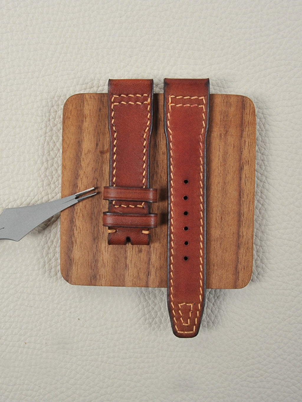 Vintage Cowhide Leather Original Strap for IWC Big Top Gun Watch - Men's Pilot Collection