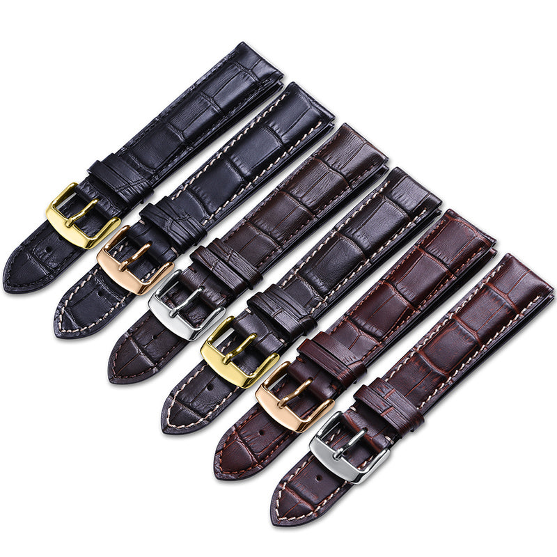 Genuine leather watch strap for Citizen, original style for men and women, fits Blue Angel, Skyhawk, Eco-Drive