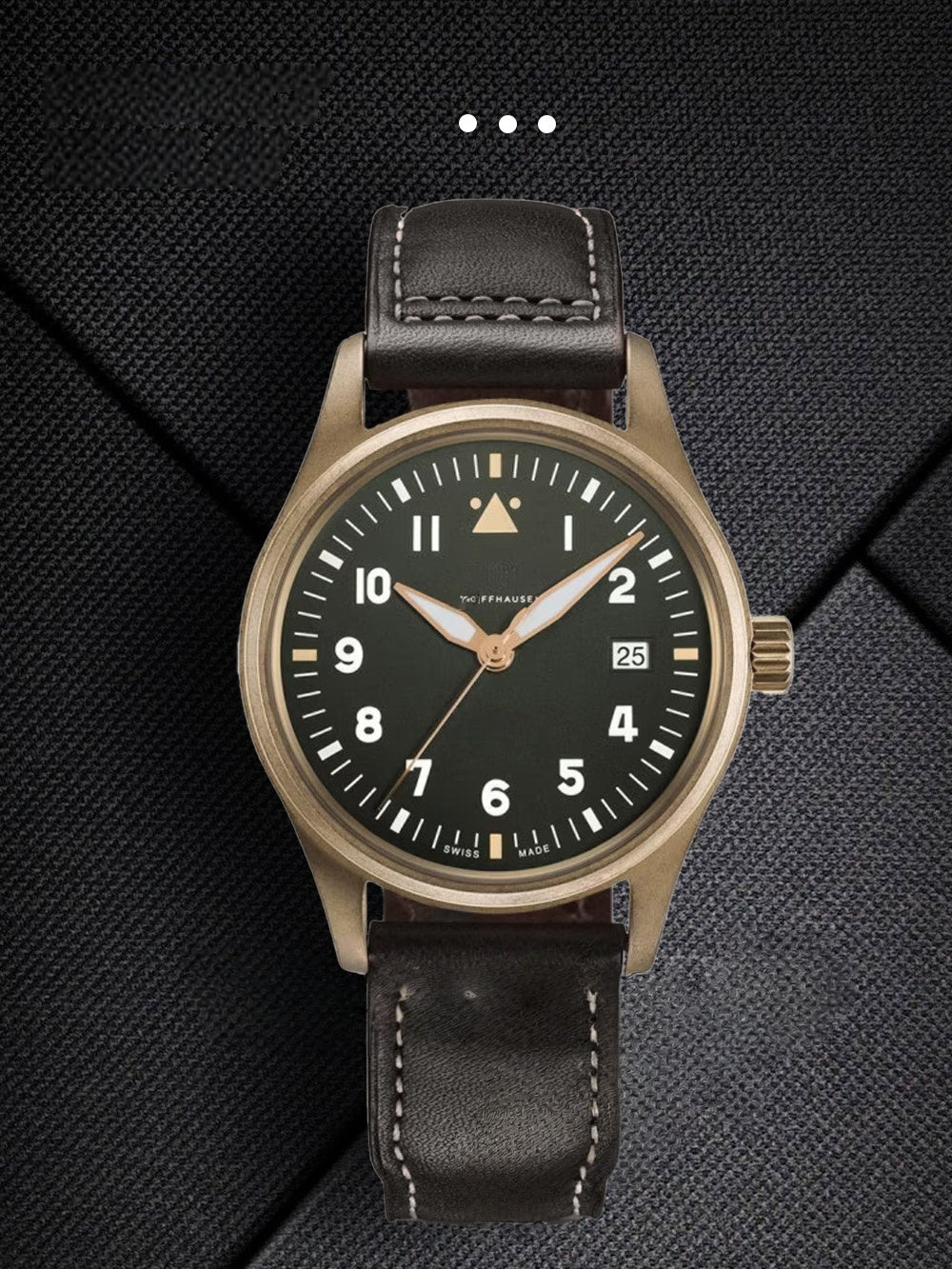 Fits IWC Spitfire Pilot IW326802 watch strap